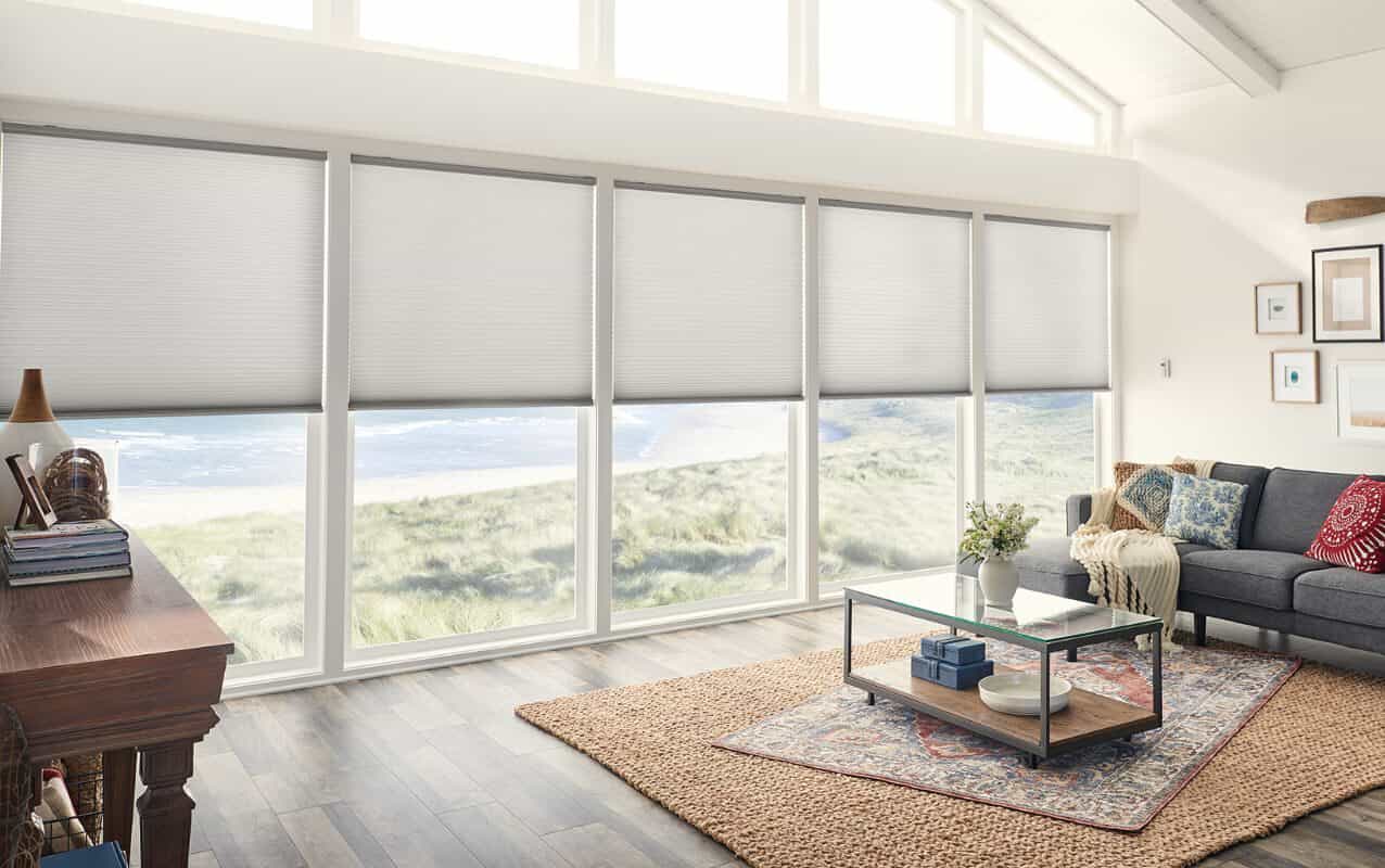 Charlotte Window Shades- White-Cellular-Shades-in-living-room